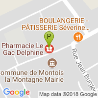 carte de la Pharmacie le Gac