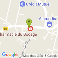 carte de la Pharmacie Flores