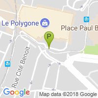 carte de la Pharmacie du Polygone