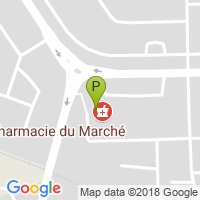 carte de la Pharmacie du Marche