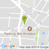 carte de la Pharmacie des Arceaux