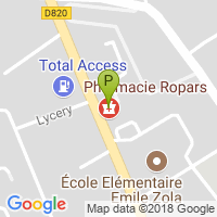 carte de la Pharmacie Ropars