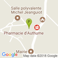 carte de la Pharmacie d'Authume