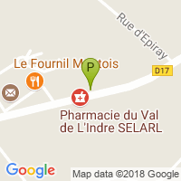 carte de la Pharmacie du Val de l'Indre