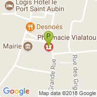 carte de la Pharmacie Vialatou