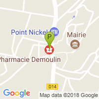 carte de la Pharmacie Demoulin