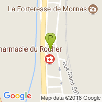 carte de la Pharmacie du Rocher