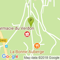 carte de la Pharmacie du Verdon