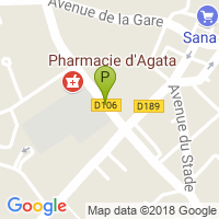 carte de la Pharmacie d'Agata