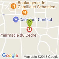 carte de la Pharmacie du Cedre