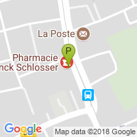 carte de la Pharmacie Frank Schlosser