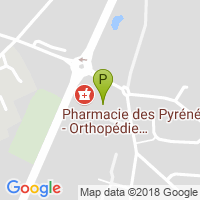 carte de la Pharmacie des Pyrenees