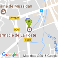 carte de la Pharmacie de la Poste