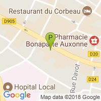 carte de la Pharmacie Regionale Vernizeau