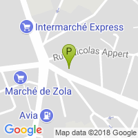 carte de la Pharmacie Zola