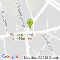 carte de la Pharmacie de l'Edit de Nantes