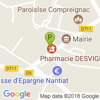 carte de la Pharmacie Desvignes