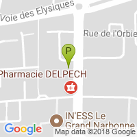 carte de la Pharmacie Delpech
