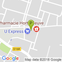 carte de la Pharmacie Horte Neuve