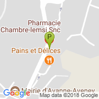 carte de la Pharmacie Chambre Lemsi
