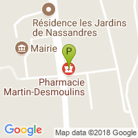 carte de la Pharmacie Martin-Desmoulins