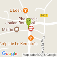 carte de la Pharmacie Joulan-Rousvoal