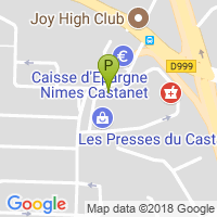 carte de la Pharmacie de Castanet