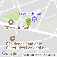 carte de la Pharmacie Jeanne d'Arc