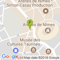 carte de la Pharmacie des Arenes