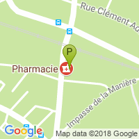 carte de la Pharmacie Sainte Catherine