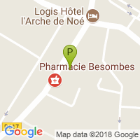 carte de la Pharmacie Besombes