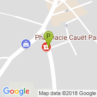 carte de la Pharmacie Cauet