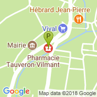 carte de la Pharmacie Tauveron Vilmant