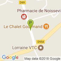 carte de la Pharmacie de Noisseville