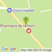carte de la Pharmacie de la Hem