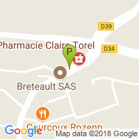 carte de la Pharmacie Torel