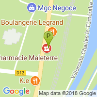 carte de la Pharmacie Maleterre