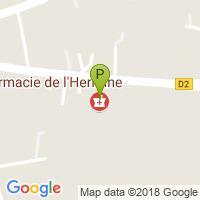 carte de la Pharmacie de l'Hermine