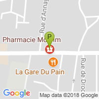 carte de la Pharmacie Mokrim