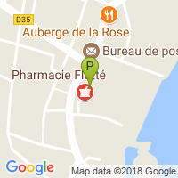 carte de la Pharmacie Flotte Grandin