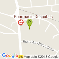 carte de la Pharmacie Descubes