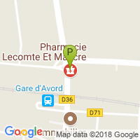 carte de la Pharmacie Lecomte et Mascre