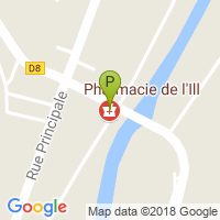 carte de la Pharmacie de l'Ill