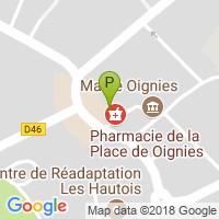 carte de la Pharmacie Pouyol Zamolo