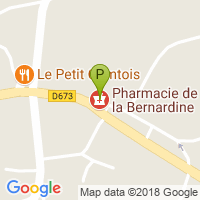 carte de la Pharmacie de la Bernardine