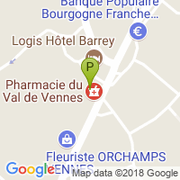 carte de la Pharmacie Remillet