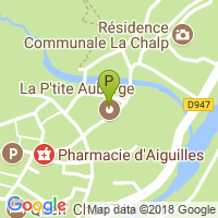 carte de la Pharmacie d'Aiguilles