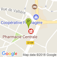 carte de la Pharmacie Centrale