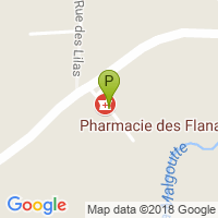 carte de la Pharmacie des Flanades