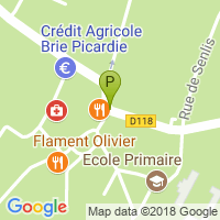 carte de la Pharmacie Delabre Veret